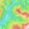 Topografisk kort Antona, højde, terræn