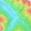 Topografisk kort Moos - Moso, højde, terræn