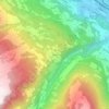 Topografisk kort Vermol, højde, terræn