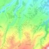 Topografisk kort Pannaconi, højde, terræn