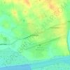 Topografisk kort Warton, højde, terræn
