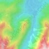 Topografisk kort Saurüsselkopf, højde, terræn