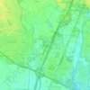 Topografisk kort Bazzana Inferiore, højde, terræn