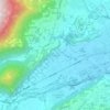 Topografisk kort Mugnai, højde, terræn