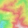 Topografisk kort Groppo del Vescovo, højde, terræn