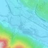 Topografisk kort Aich, højde, terræn