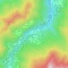 Topografisk kort Masanti di sotto, højde, terræn