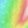 Topografisk kort Due Pozze, højde, terræn