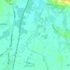 Topografisk kort Laddingford, højde, terræn