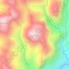 Topografisk kort Buttu Sungki, højde, terræn