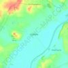 Topografisk kort Chaceley, højde, terræn