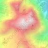 Topografisk kort Corno Grande - Vetta Occidentale, højde, terræn