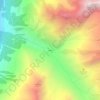 Topografisk kort Ottafe, højde, terræn