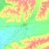 Topografisk kort Nehe, højde, terræn