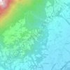 Topografisk kort Carazzai, højde, terræn