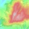 Topografisk kort Monte Vairano, højde, terræn