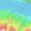 Topografisk kort Obstalden, højde, terræn