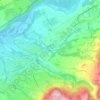 Topografisk kort Refos, højde, terræn