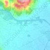 Topografisk kort Santa Croce, højde, terræn