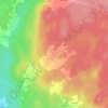 Topografisk kort Öndered, højde, terræn