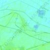 Topografisk kort Vigarano Pieve, højde, terræn