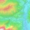 Topografisk kort Bani, højde, terræn