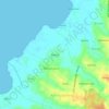 Topografisk kort Batang, højde, terræn