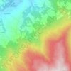 Topografisk kort Buzzò, højde, terræn