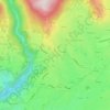 Topografisk kort Camporovere, højde, terræn