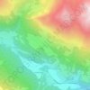 Topografisk kort Lü, højde, terræn
