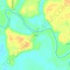 Topografisk kort La Paz, højde, terræn