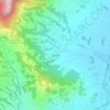 Topografisk kort Roncaglia, højde, terræn