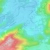 Topografisk kort Hamprechtsau, højde, terræn