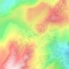 Topografisk kort Olle, højde, terræn