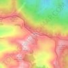 Topografisk kort Cima Re Magi o Serra delle Gravare, højde, terræn