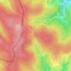 Topografisk kort Bayerische Schanz (507,9), højde, terræn