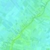 Topografisk kort Villanova di Bagnacavallo, højde, terræn