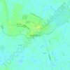 Topografisk kort South Kyme, højde, terræn