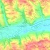 Topografisk kort Steinsäuln, højde, terræn