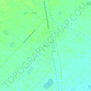 Topografisk kort Claraz, højde, terræn