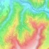 Topografisk kort Vordere Hellweid, højde, terræn