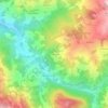 Topografisk kort Cà Chiodino, højde, terræn