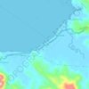 Topografisk kort Sinulok, højde, terræn
