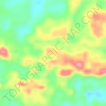 Topografisk kort Raja Ampat Islands, højde, terræn