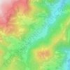 Topografisk kort Longiarù, højde, terræn