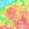 Topografisk kort Niederwil SG, højde, terræn