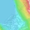 Topografisk kort Skibotn - Ivgobahta - Yykeänperä, højde, terræn