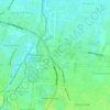 Topografisk kort Medansatria, højde, terræn