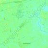 Topografisk kort Gribthorpe, højde, terræn