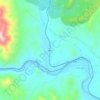 Topografisk kort Kelvin, højde, terræn